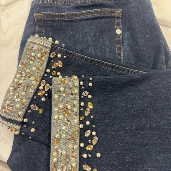 Miss me Embellished Blue Jeans - Picture 1 of 11